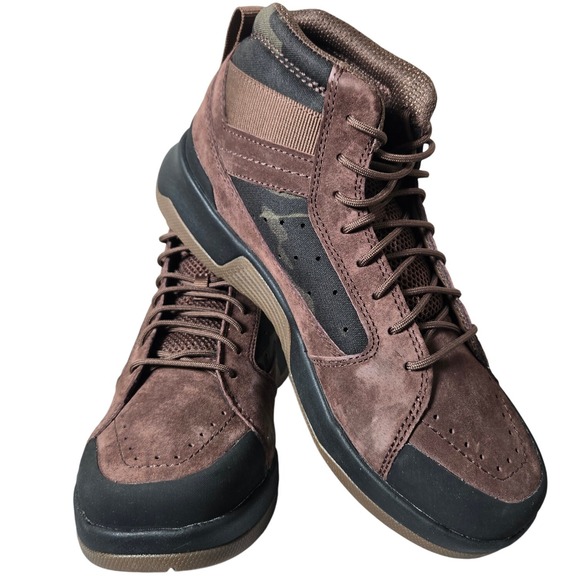 OTB BOOTS TKOOL MID SUEDE Mens Brown Camo Lace Up Boots Size 8‎ main image 7